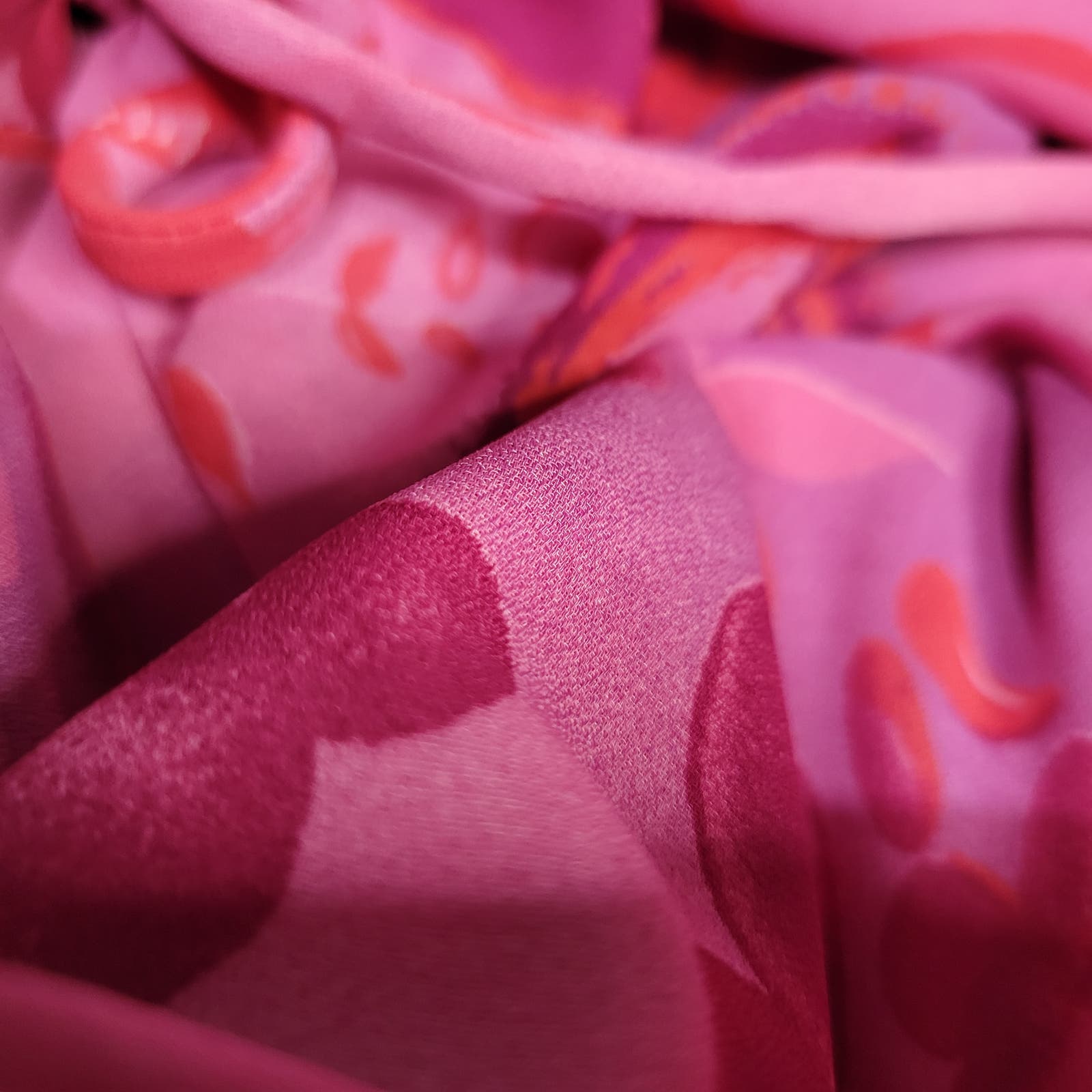 Vintage My Michelle Midi Slip Dress Floral Pink Sheer Chiffon Tulip Hem Size 10 Medium
