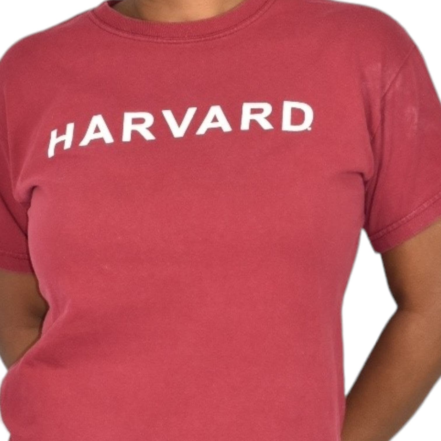 Vintage Harvard Tee Red University Collegiate College U Trau USA T Shirt Ivy League Size Medium