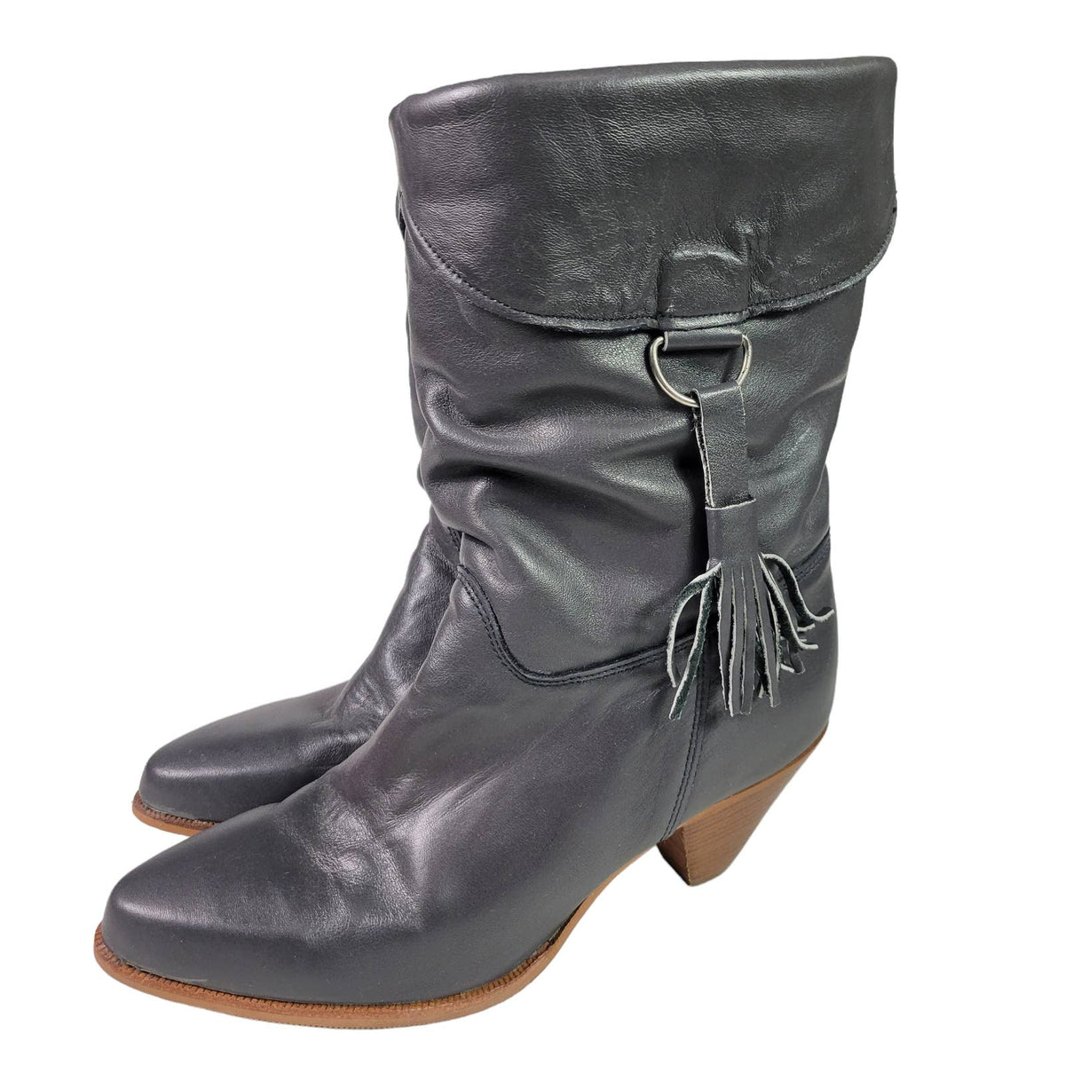 80s slouch boots