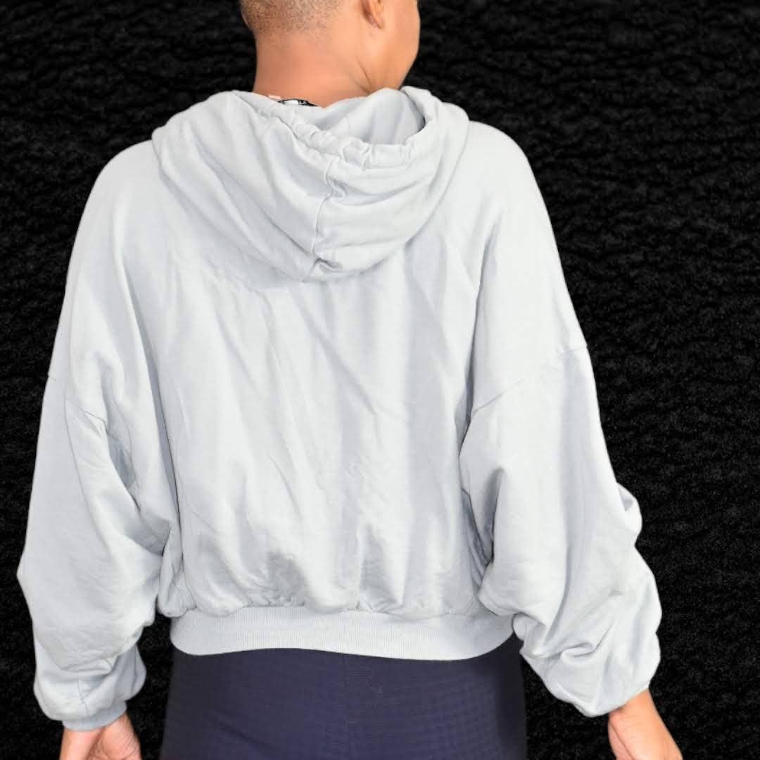 Young Fabulous Broke Raissa Hoodie Sweatshirt Blue Oversized Size