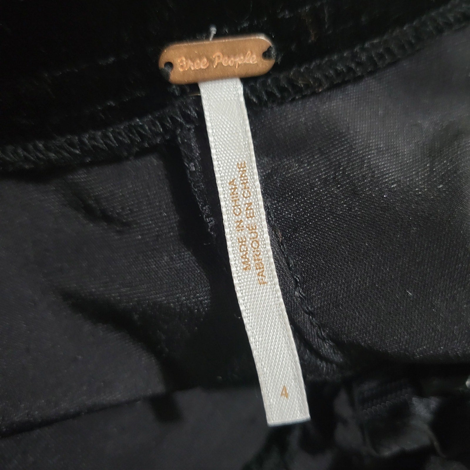 Free People Black Velvet Skort Dance The Night Away Skirt Shorts Wrap Mini Flare 4