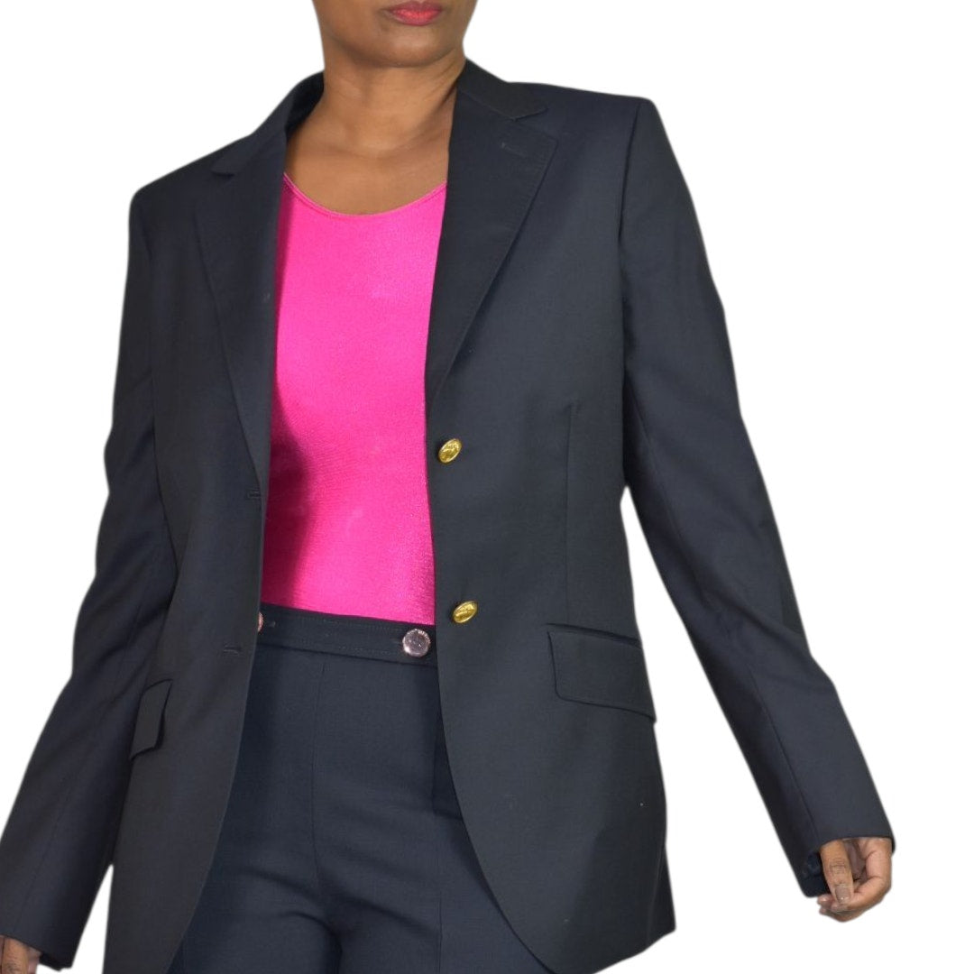 Brooks Brothers Loro Piana Wool Blazer Blue Navy Zelander Dream Wool Italy Gold Buttons 8