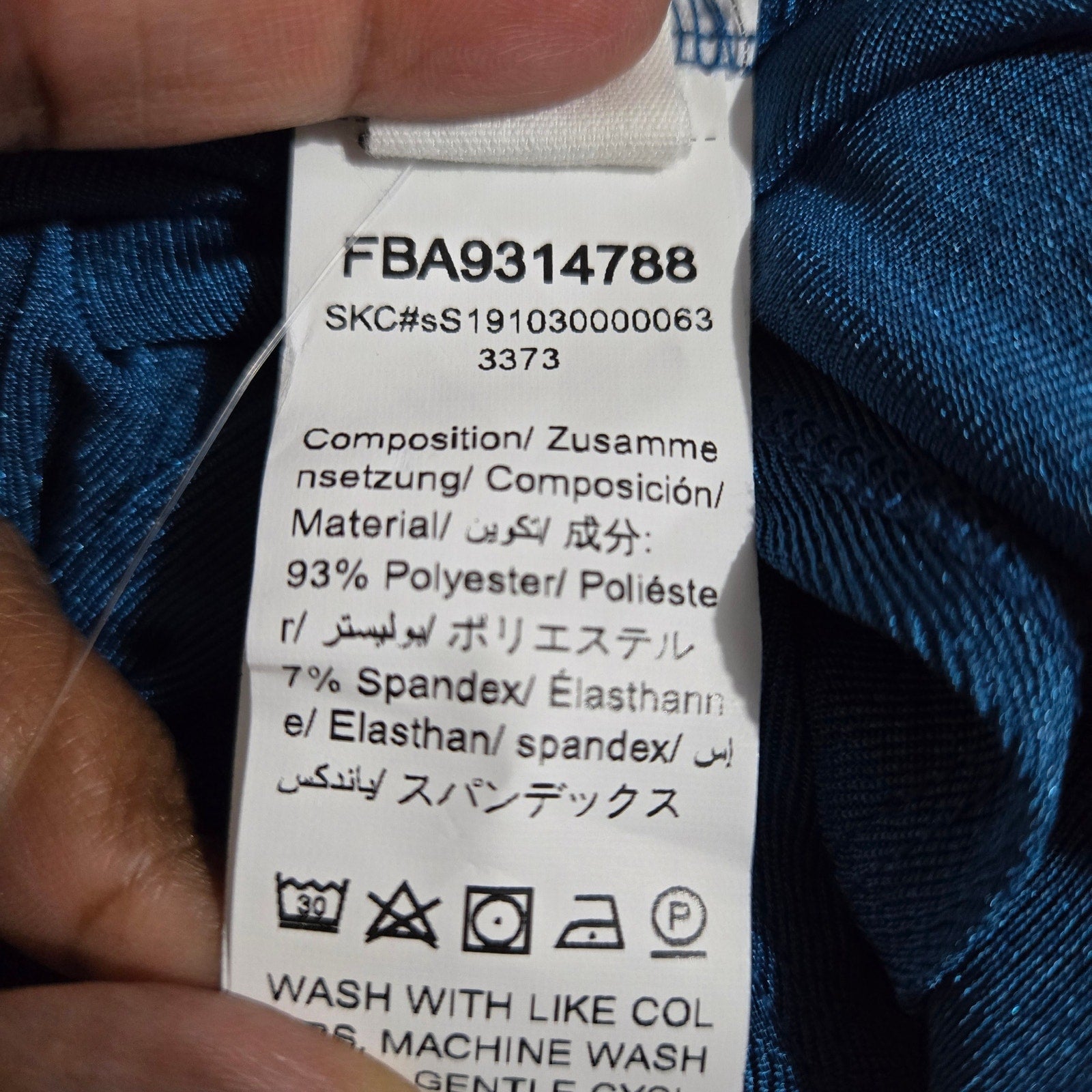 Floerns Dress Teal Blue Jersey Midi Ruched Knot Front Slit Shimmer Stretch Draped XL