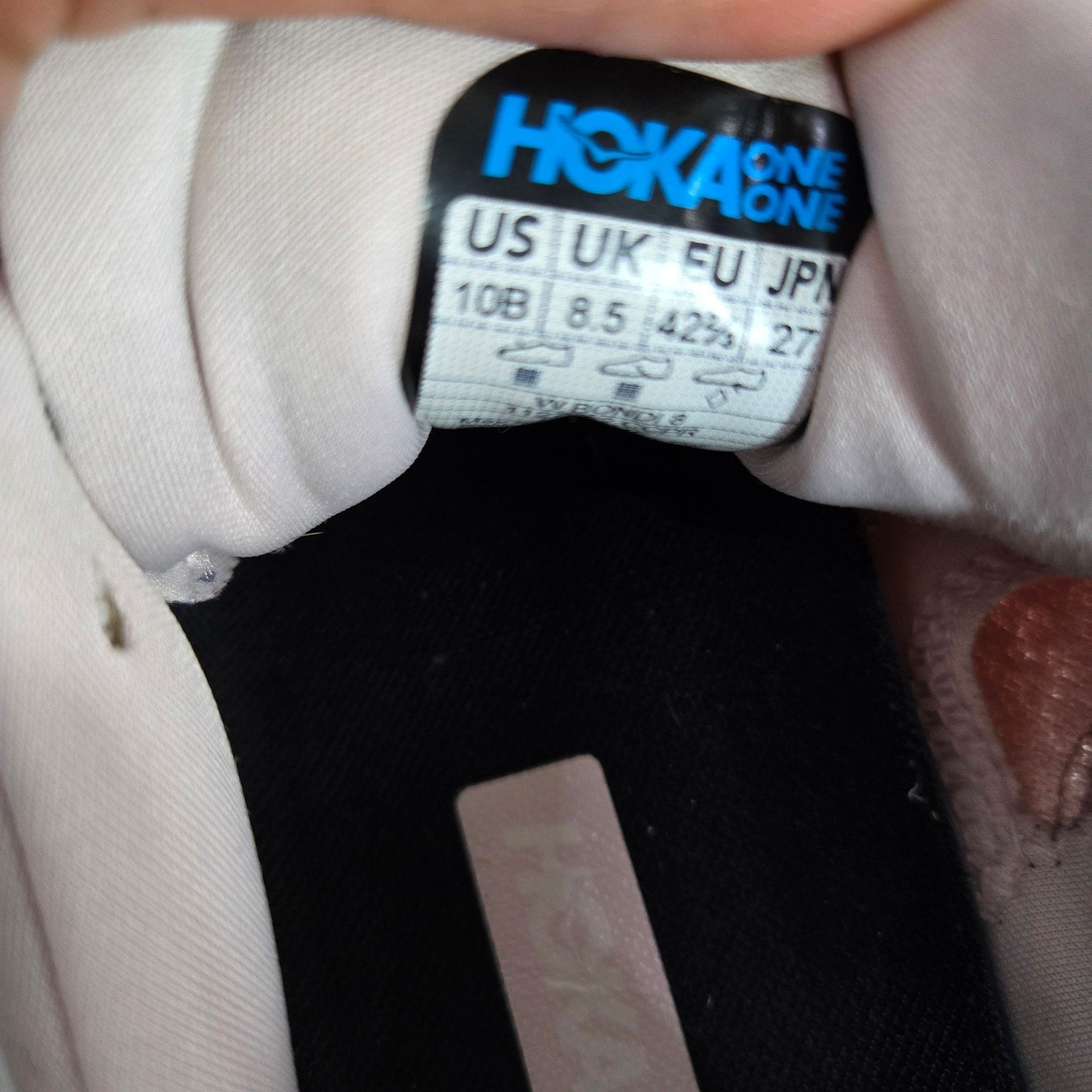 Hoka Bondi 8 Pink Road Running Sneaker Shoes Rocker Fitness Run Comfort Low Top 10