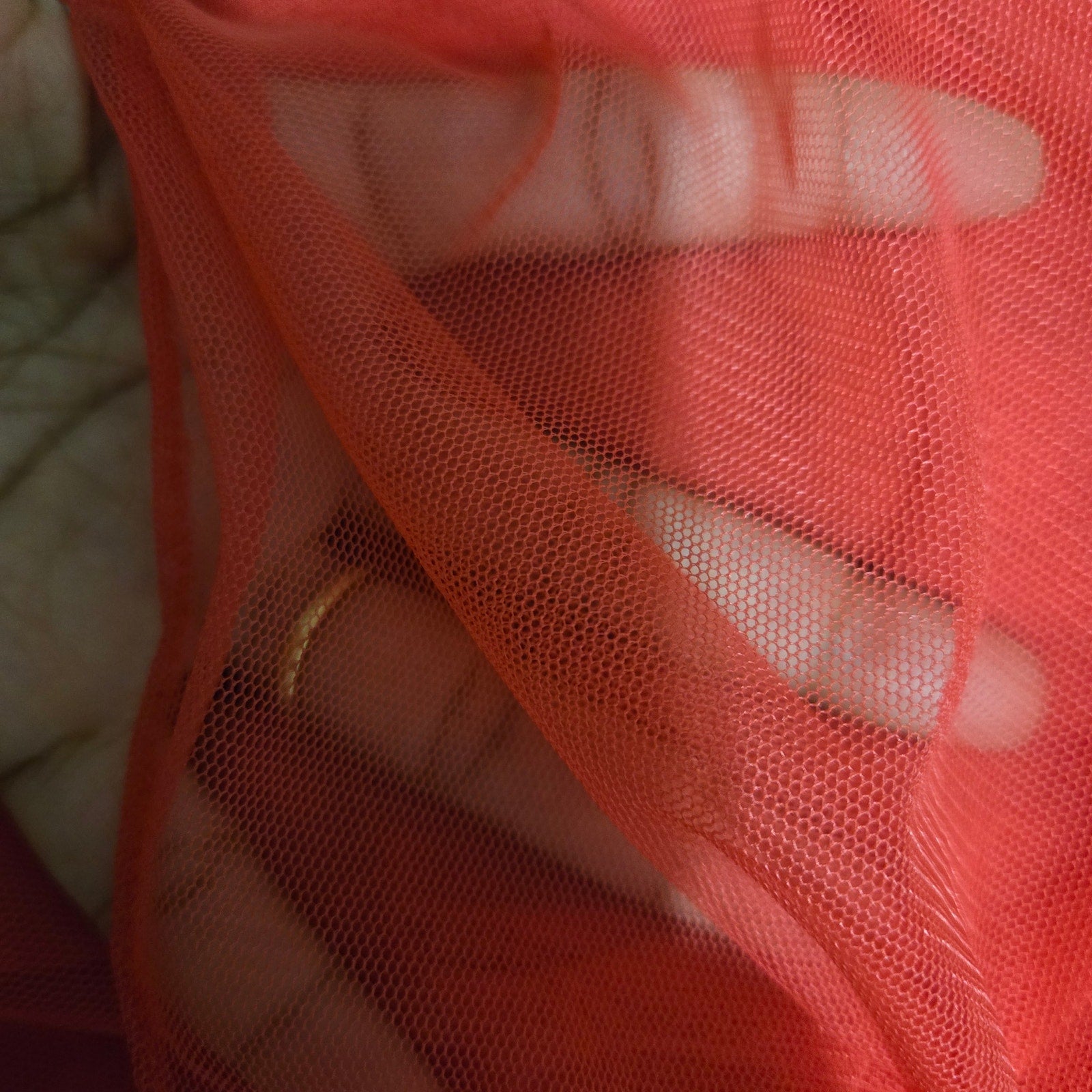 Victorias Secret Red Silk Nightgown Satin Sheer Tulle Chiffon Long Maxi Slip XS