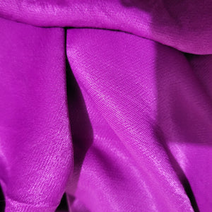 Anthropologie Silky Slip Skirt Purple Magenta Thigh Slit Midi Straight Column Viscose Medium