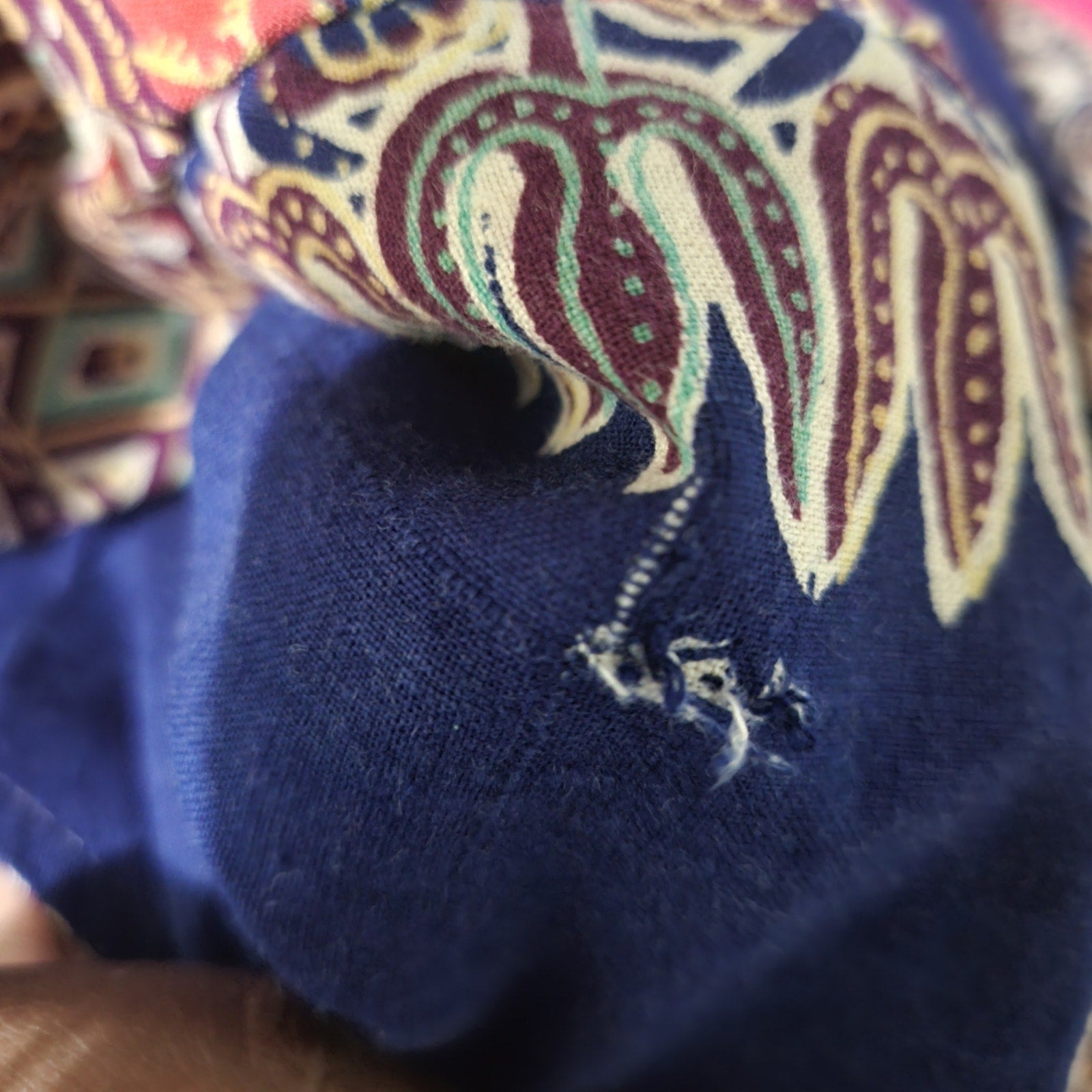 Vintage Dashiki Pakistan Caftan Dress Blue Kaftan 70s Maxi Dress Kimono Sleeve Side Slits Hippie Bohemian Festival Medium