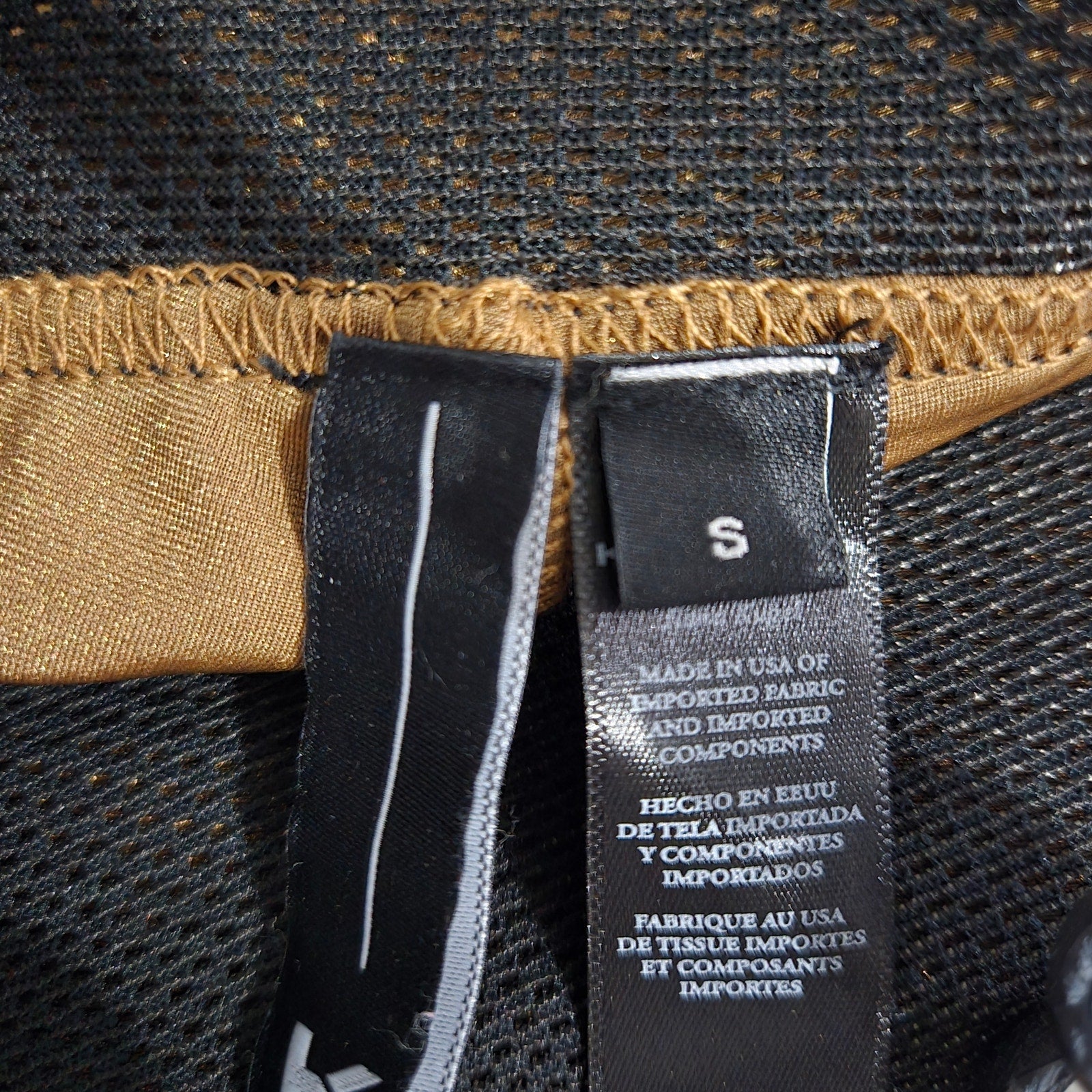 Koral Sonar Sprint Leggings Bronze Brown High Rise Shiny Full Length Ankle Small