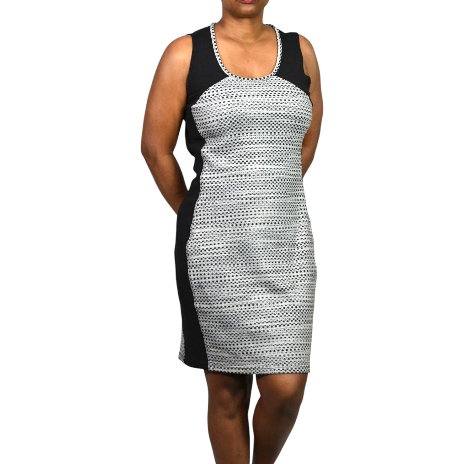Athleta Fuse Dress Black Jersey Tank Mini Adjustable Active Sporty Size Small
