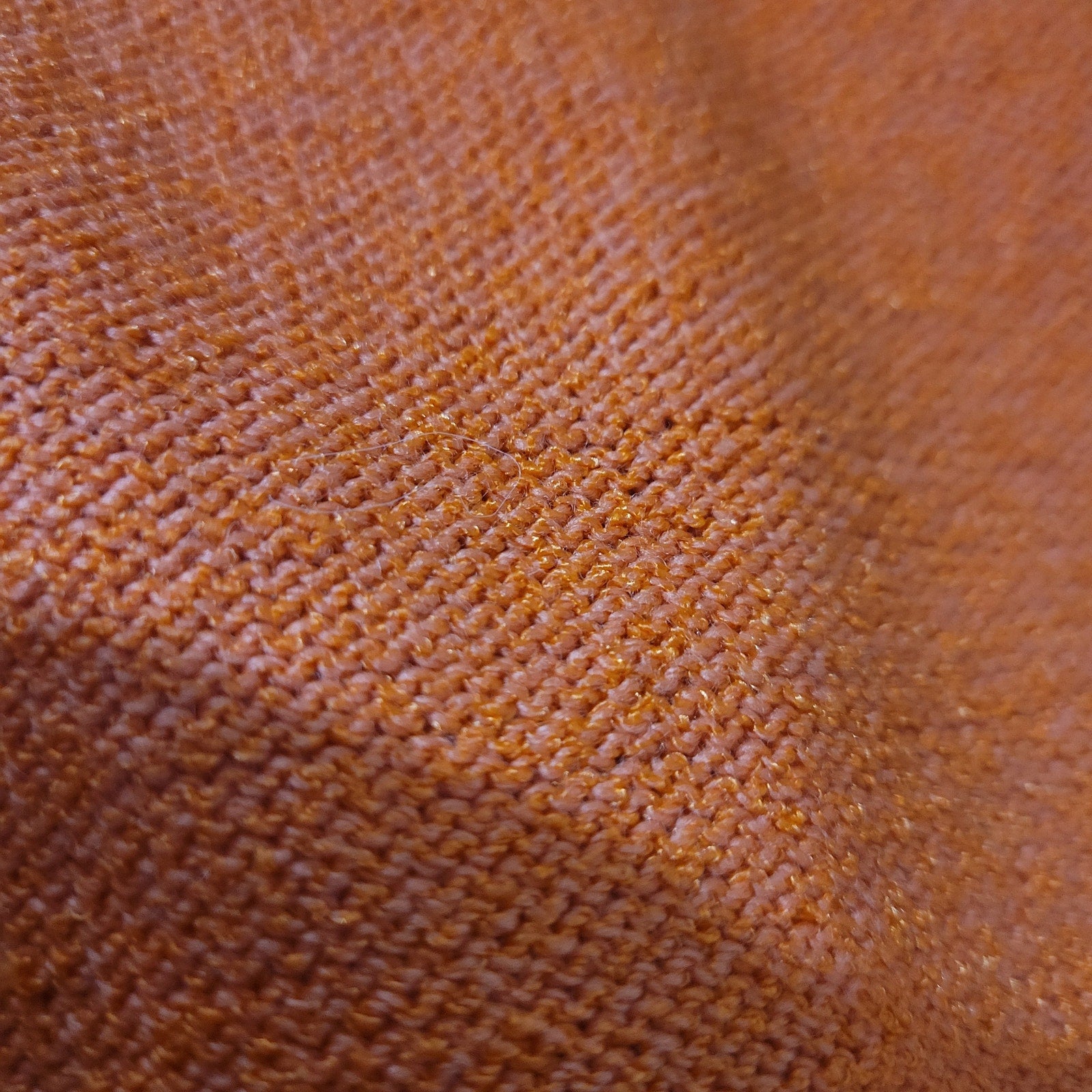 Vintage Steve Fabrikant Knit Dress Orange Color Block Button Front Jeweled Funky Medium