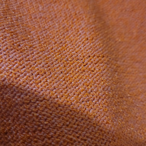 Vintage Steve Fabrikant Knit Dress Orange Color Block Button Front Jeweled Funky Medium
