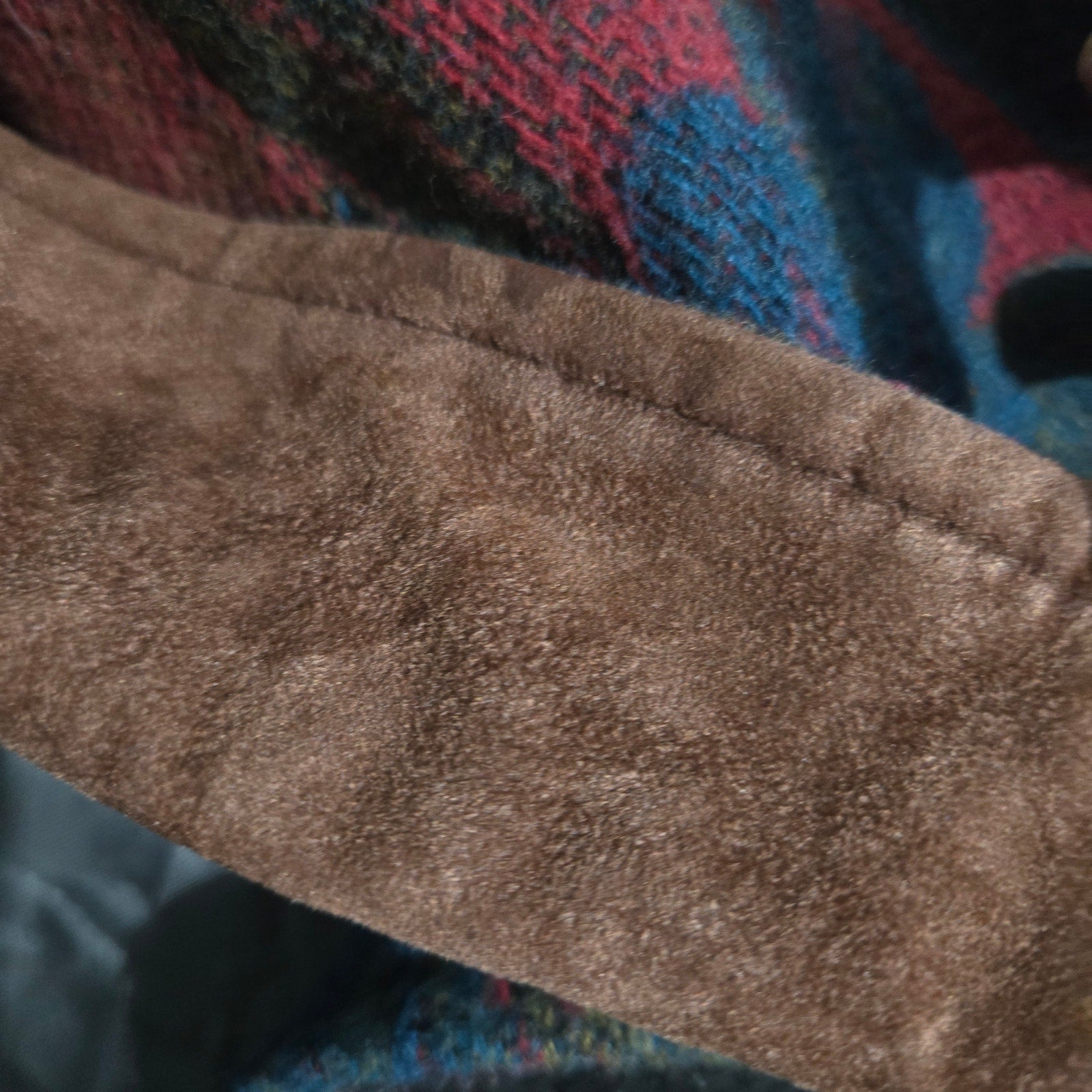 VINTAGE Flytime Tapestry Mallard Coat Italy Wool Duck Foliage Oversized Medium