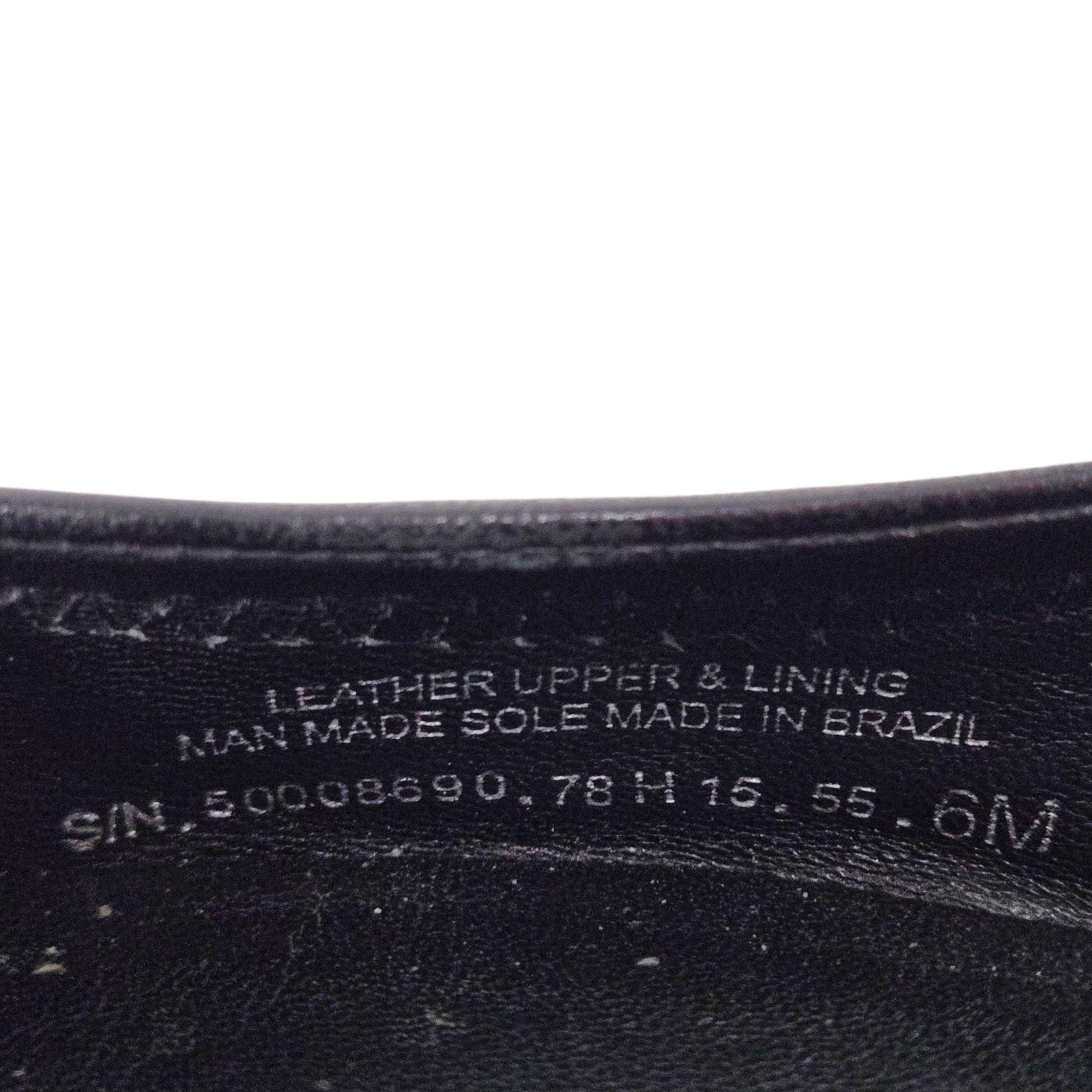 Tory Burch Reva Mestico Ballet Flats Black Leather Round Toe Logo Medallion 6