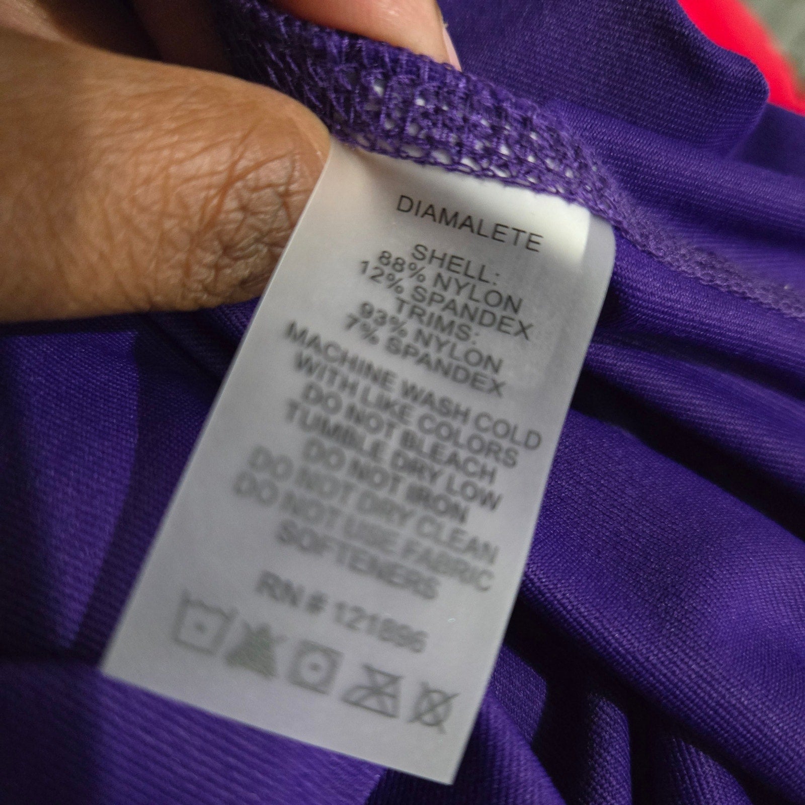 Title Nine Athletic Dress Purple Colorblock Active Sporty Casual A Line Fit Flare Small
