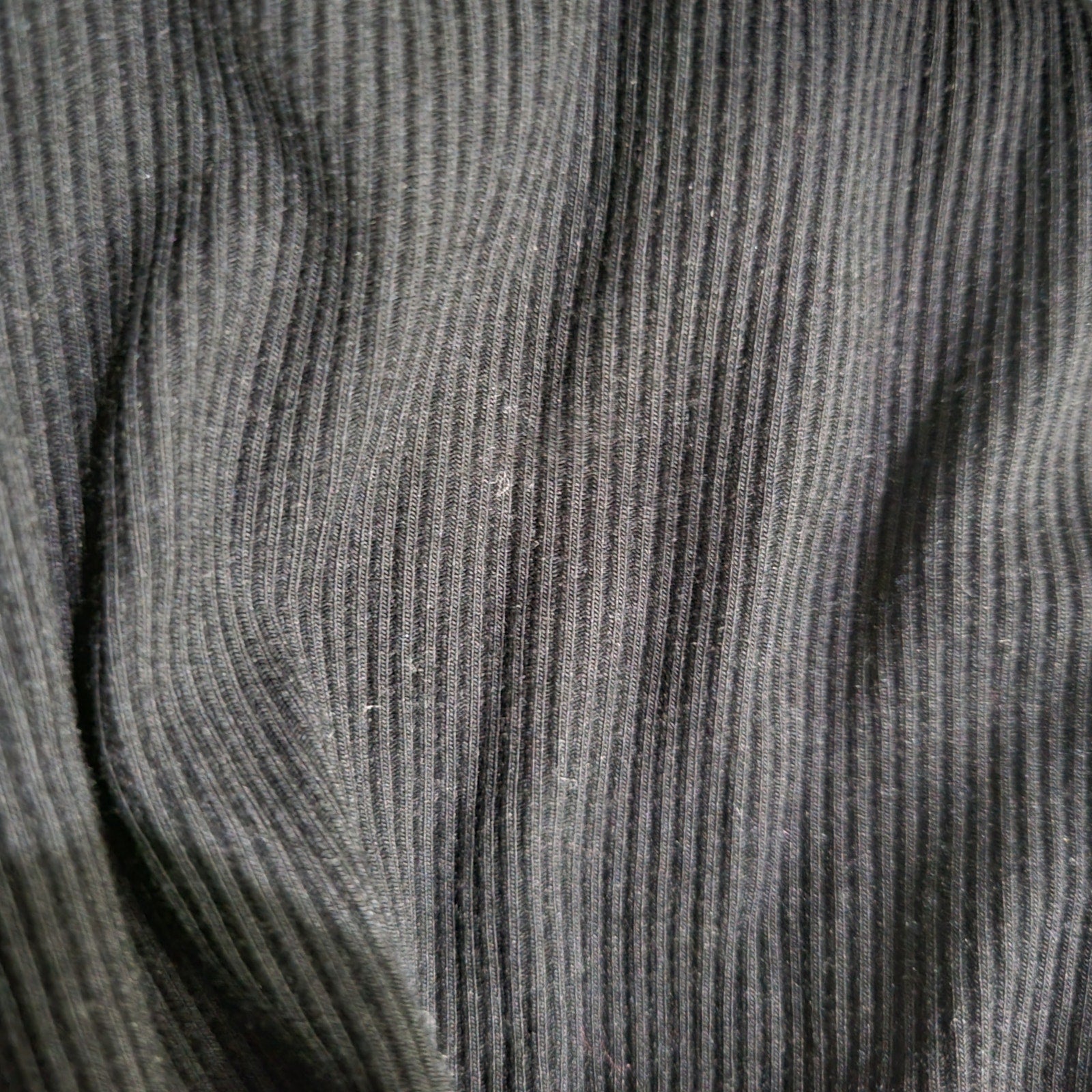 SKIMS Long Slip Dress Black Ribbed Tank Maxi Jersey Stretch Modal Soft Lounge Large