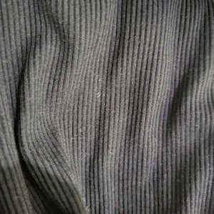 SKIMS Long Slip Dress Black Ribbed Tank Maxi Jersey Stretch Modal Soft Lounge Large