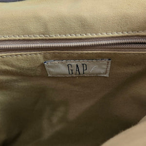 Gap Vintage Backpack Bag Tan Beige Straw Raffia Pockets 90s Y2K Rucksack Adjustable Retro Soft