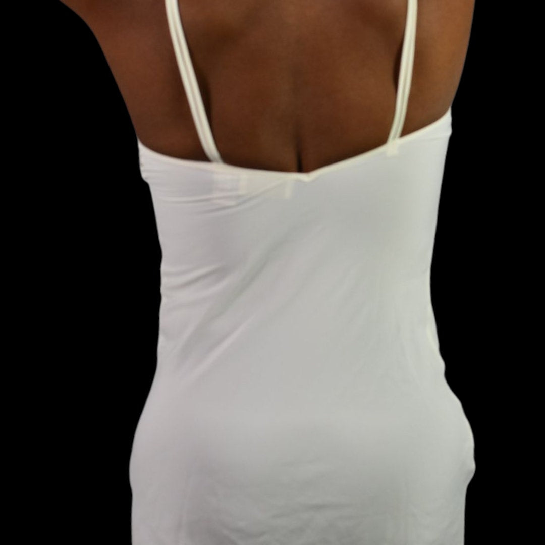 Vintage Victorias Secret White Lace Slip Ivory White Mini Gold Label Chemise Nightie Nightgown 90s Y2K XS