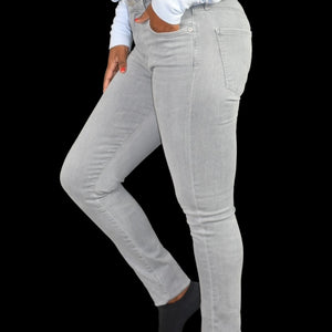 Agolde Sophie Grey Light Fame Jeans Skinny Slim High Waist Cotton Stretch Size 26