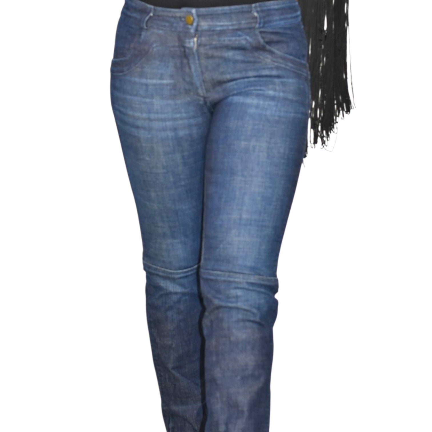 Emerson Fry Mick Jeans Blue Slim Moto Ankle Zip Low Rise Denim Straight Low Rise Dark Wash 2