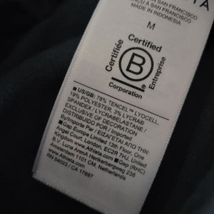 Athleta Coaster Luxe Sweatshirt Dress Green Pockets Pullover Tencel Jersey Medium