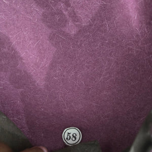 Vintage Geiger Wool Felt Fedora Hat Purple Plum Mauve Austria Elegant European XS Small