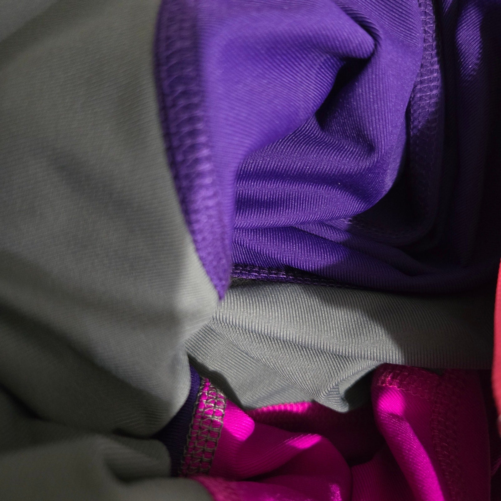 Title Nine Athletic Dress Purple Colorblock Active Sporty Casual A Line Fit Flare Small