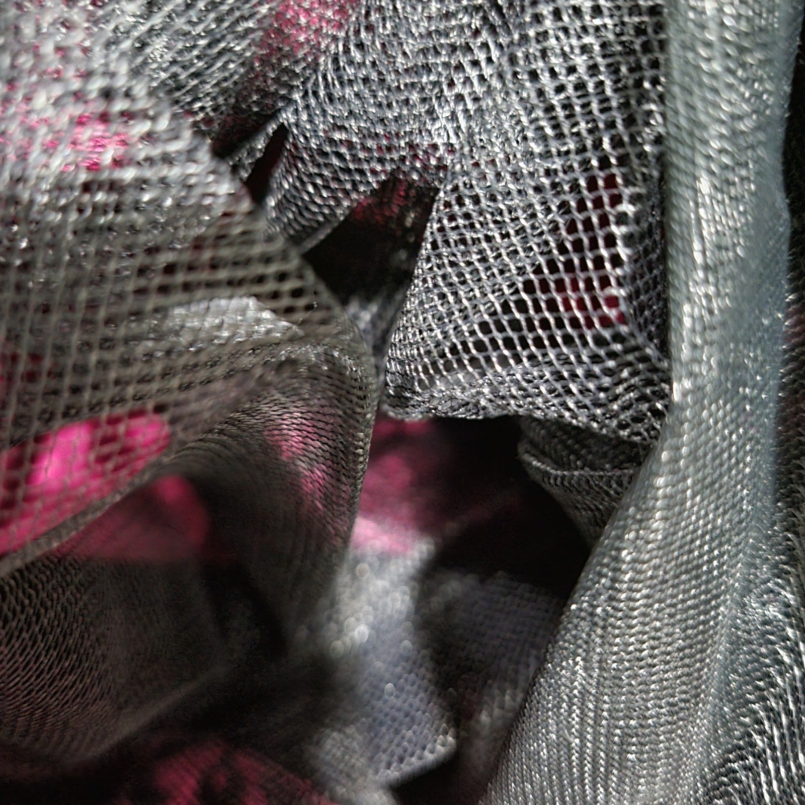 Vintage Scott McClintock Damask Skirt Purple Magenta Taffeta Crinoline Black Maxi Dressy 4
