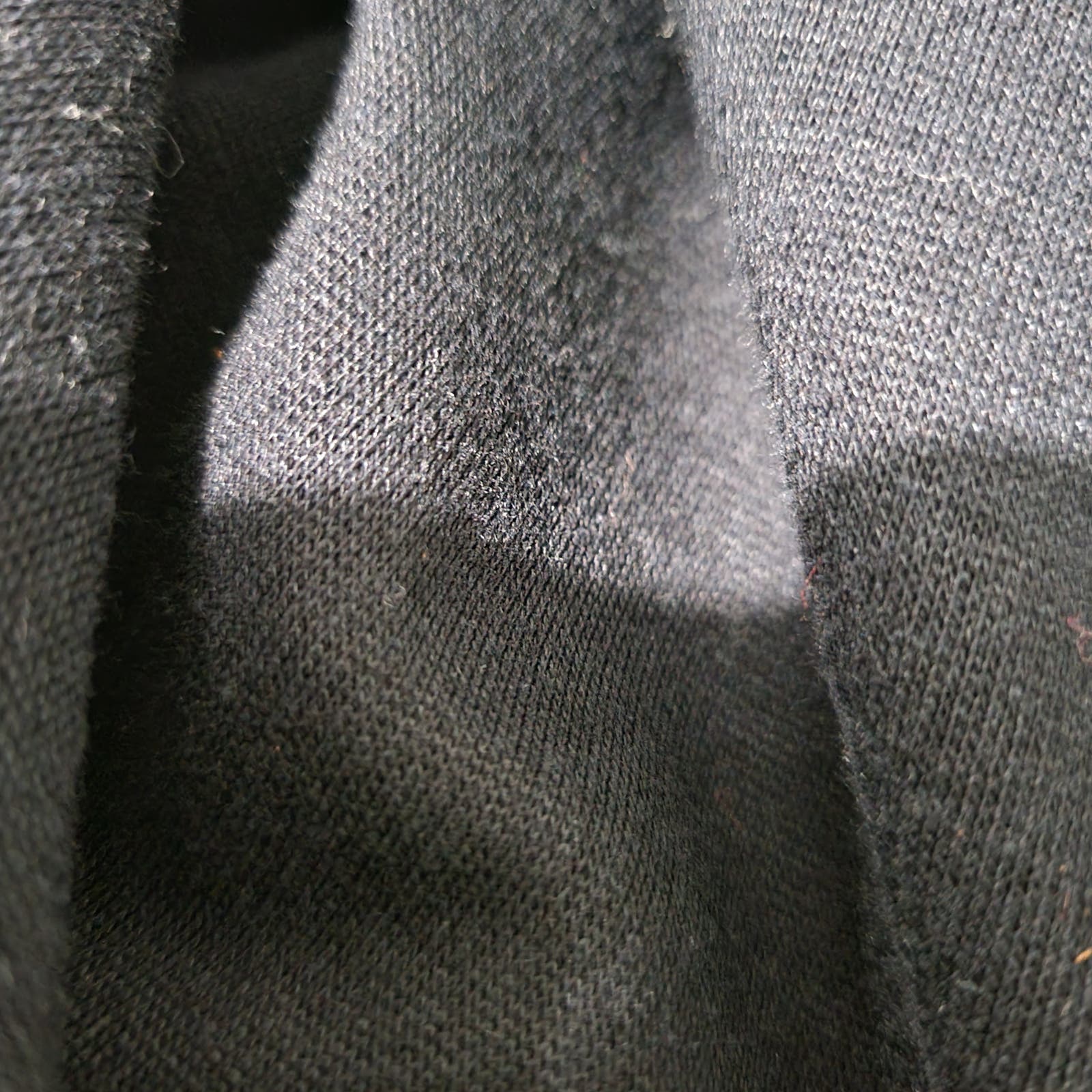 Hanna Andersson Jersey Maxi Dress Black Stretch Knit Column Ponte Sheath Casual Cotton Jewel Neck Size Large