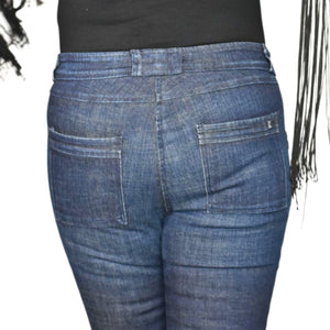 Emerson Fry Mick Jeans Blue Slim Moto Ankle Zip Low Rise Denim Straight Low Rise Dark Wash 2