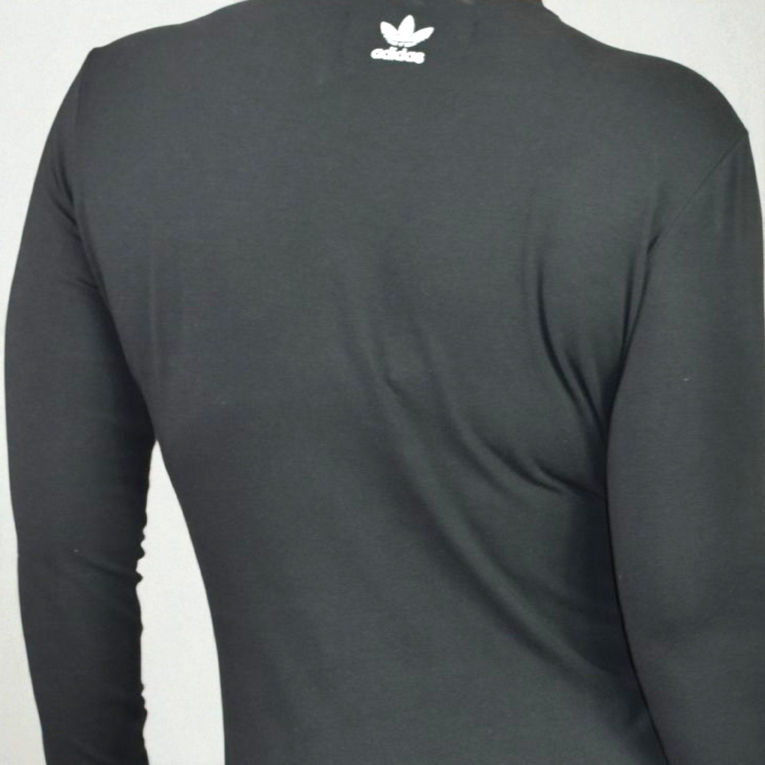 Adidas x HER Studio London Floral Trefoil Dress Black Long Sleeve Mini Logo Medium