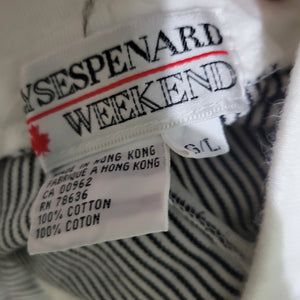 Vintage Lyse Spenard Weekend Pants Black Stripe Knit Drawstring Pull On Stretch Lagenlook Large