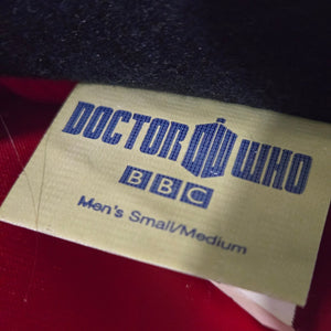 Doctor Who Twelfth Peter Capaldi Blue Navy Dress Coat Notch Lapel Topcoat Wool Overcoat Mens Small Medium