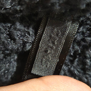 Skims Knit Joggers Black Cozy Pants Furry Fuzzy Plush Boucle Stretch Loungewear Small Medium