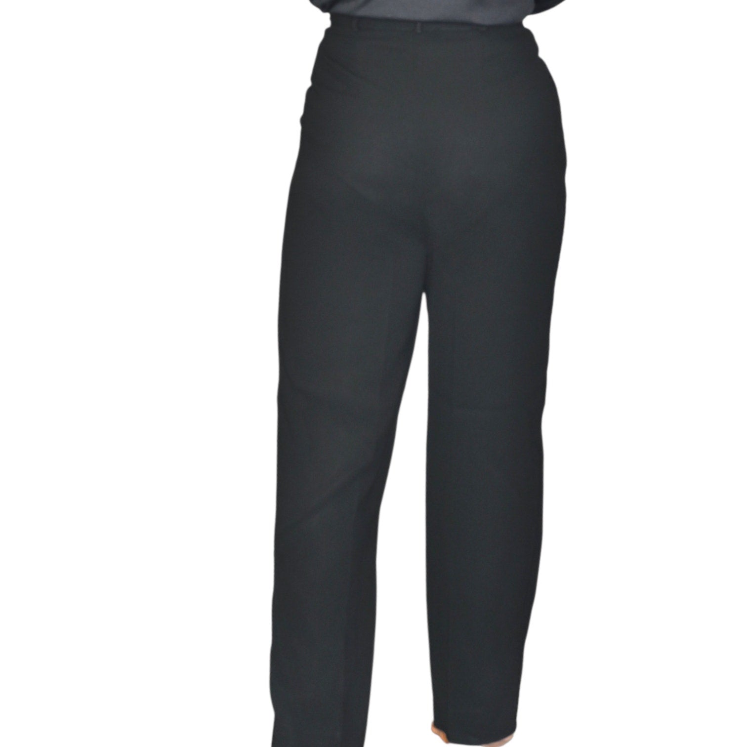 Vintage Jones New York Trousers Black High Rise Straight Leg Dress Cla   The Thriftanista Closet