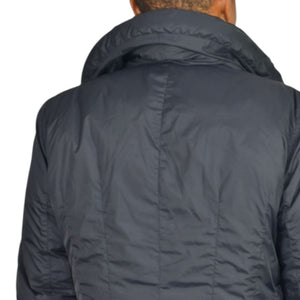 ADD Puffer Jacket Funnel Neck Black Goose Down Short Padded Puffy Winter Coat 8