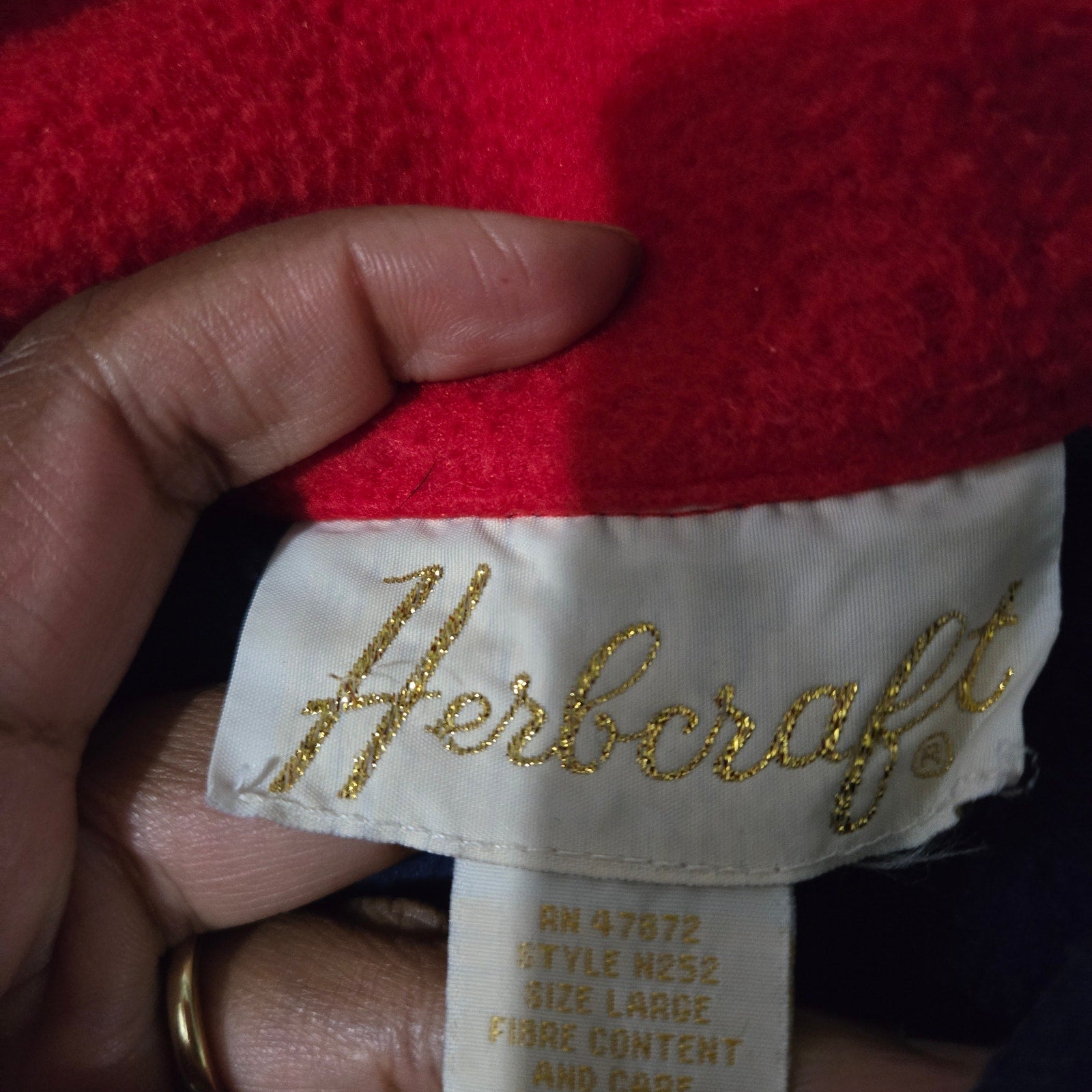 Herbcraft Vintage Lounger Robe Fleece Pile Fuzzy Housecoat Muumuu Blue Lounge Large