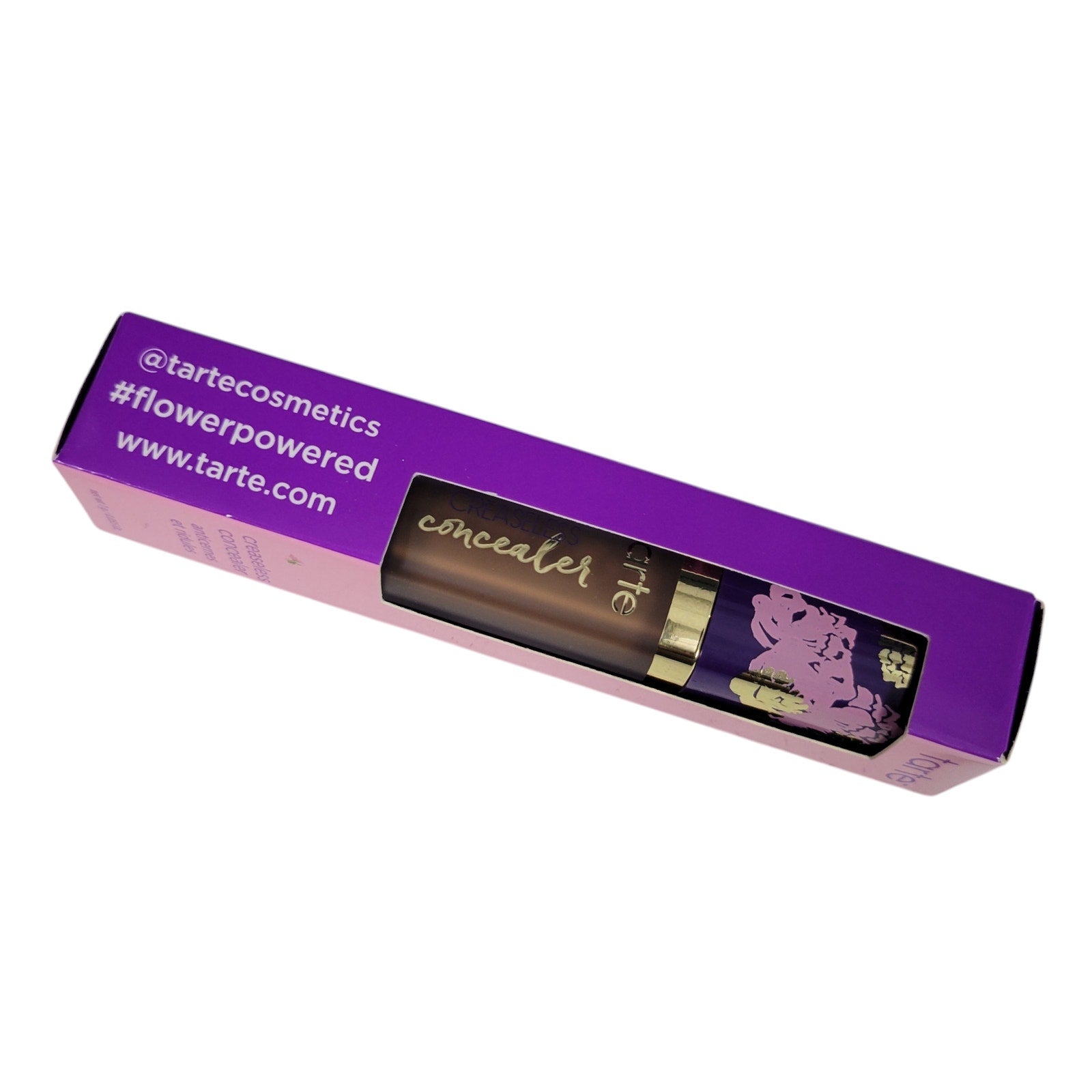 Tarte Creaseless Concealer 60N Mahogany Dark Brown Makeup Mineral Pigments