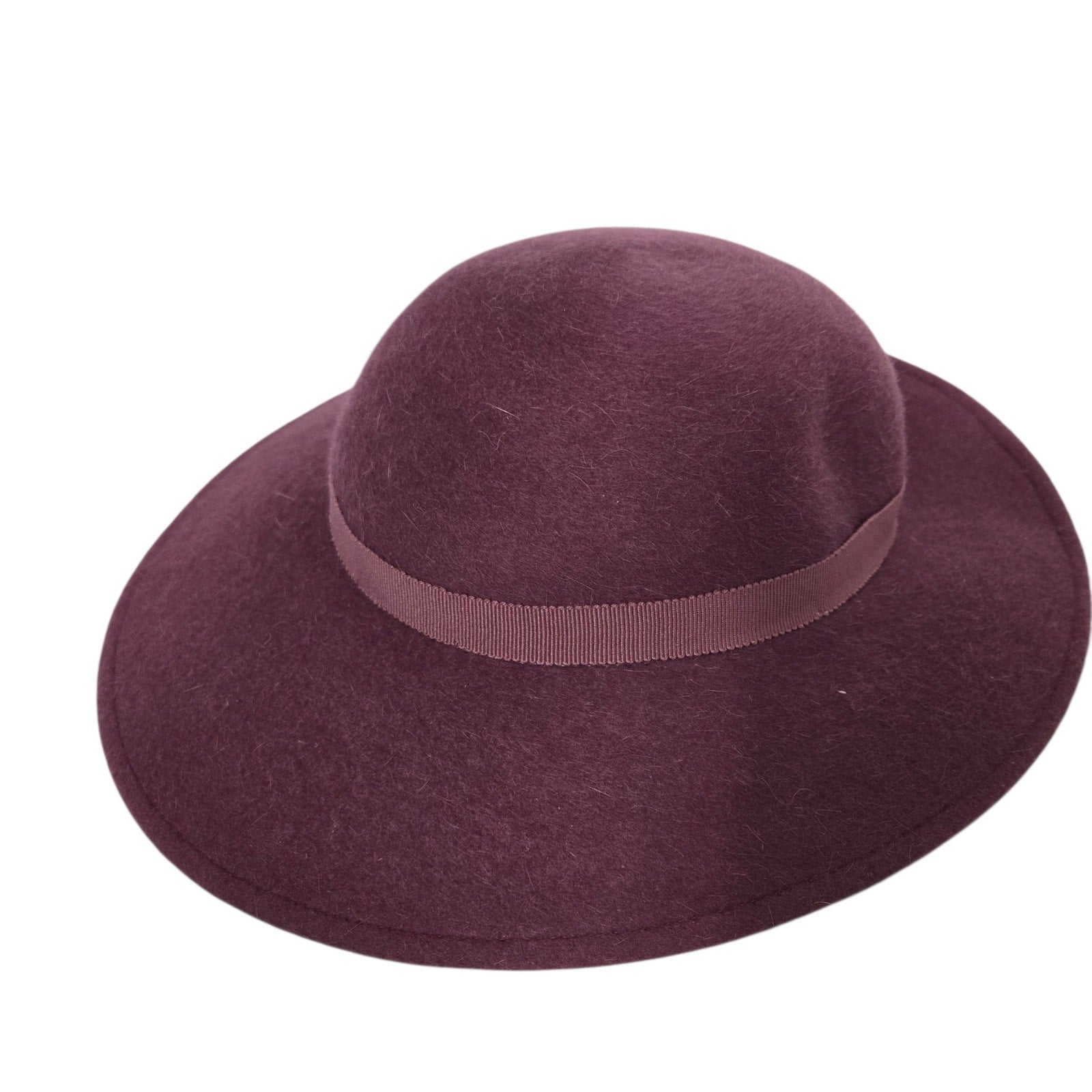 Vintage Geiger Wool Felt Fedora Hat Purple Plum Mauve Austria Elegant European XS Small