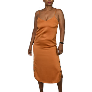 yas orange dress YAS EDIT The Valencia Ruffle Dress