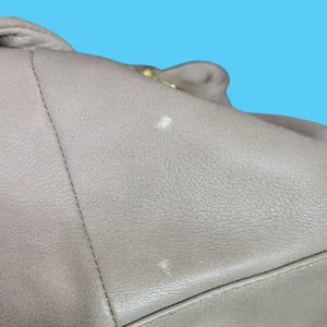 B Makowsky Ripley Leather Shoulder Bag Ruched Fold Over Flap Purse Slouchy Classic Everyday