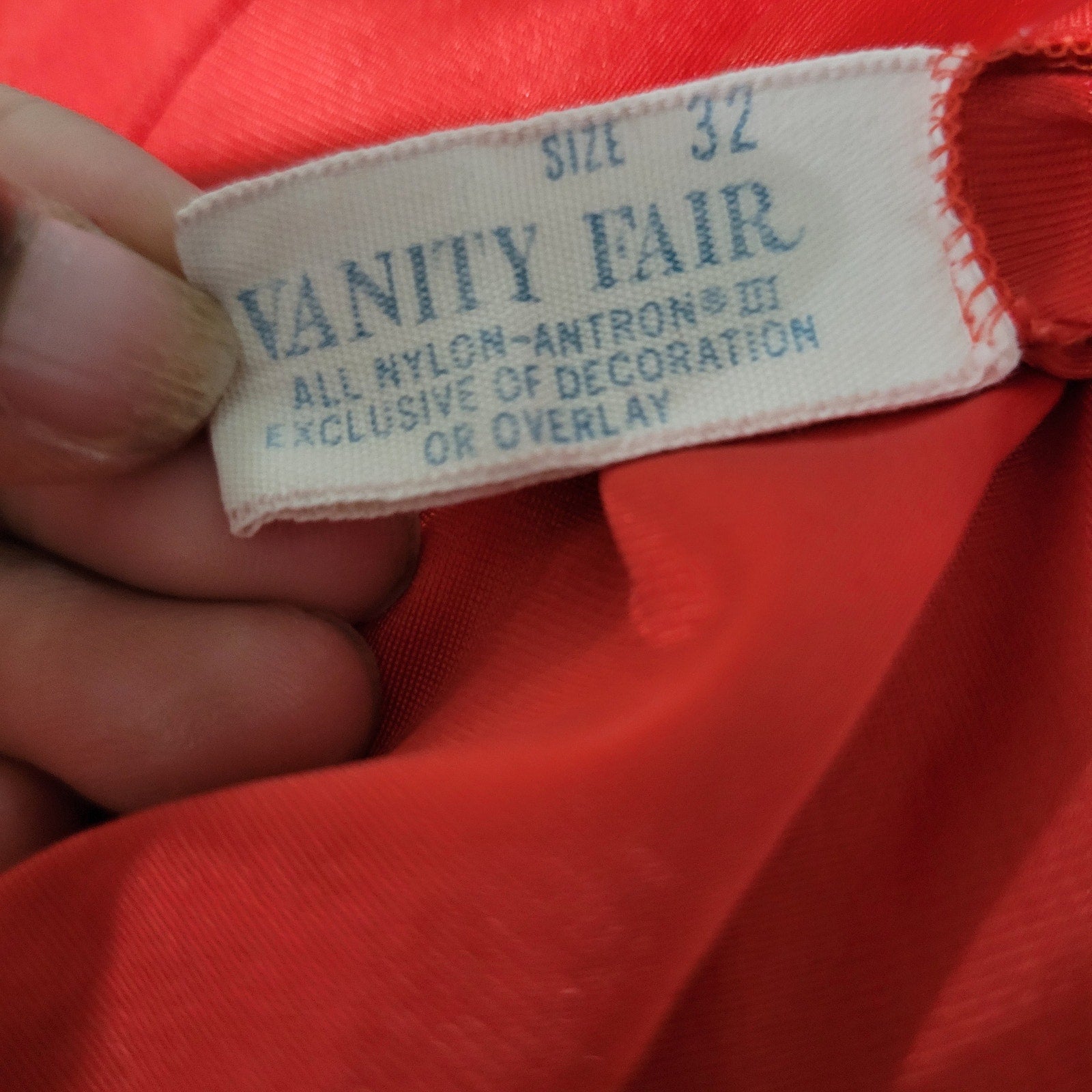 Vintage Vanity Fair Silky Red Nightgown Nylon Goddess Long Maxi Lingerie 70s 80s Size XS