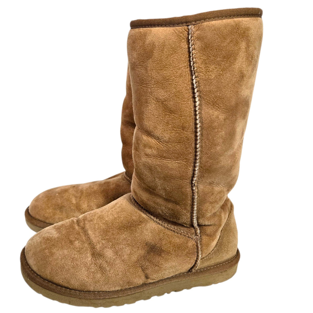 UGG Australia Classic Tall Boots 5815 Brown Tan Chestnut Shearling Sheepskin 7