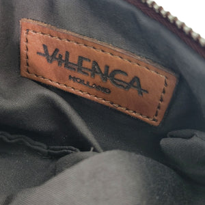Vilenca Holland Wallet Brown Cognac Leather Woven Soft Pocket Slots Basketweave Billfold Bifold