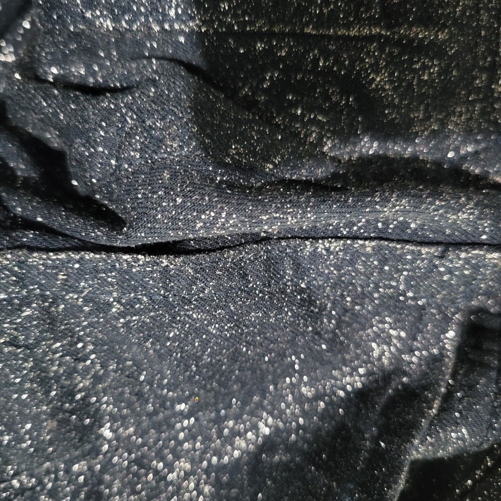 Mother The Looker Jeans Blue Denim Shimmer Glimmer Skinny Low Rise Stretch Sparkle 26