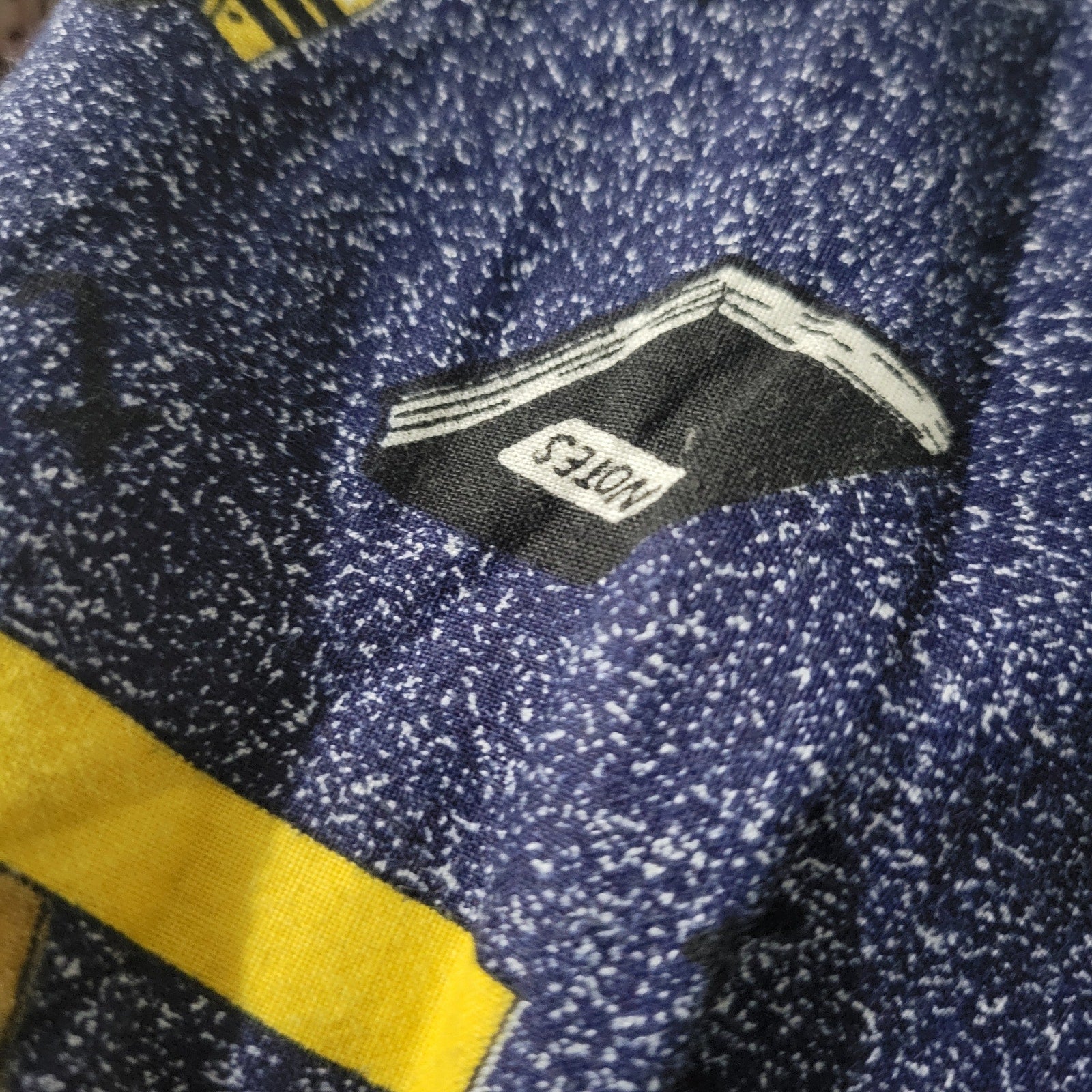 Homemade School Bus Teacher Vest Blue Kids Bus Button Front Cotton Novelty Waistcoat Small