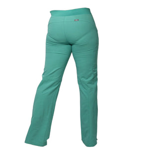 FIGS Kade Cargo Scrubs Pants Aqua Blue Straight Slim Fit Pockets Ankle Slits XS