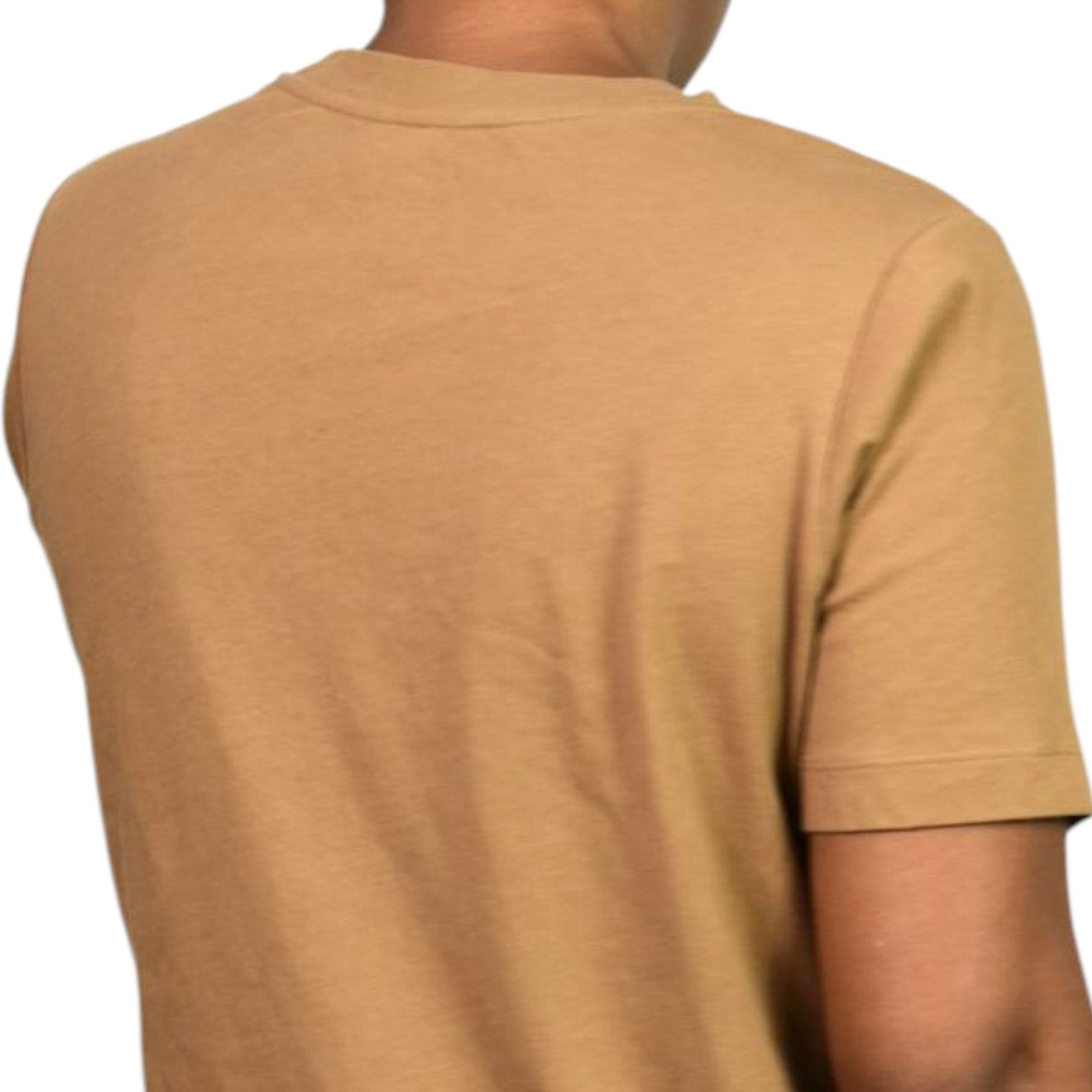 Everlane Cotton T Shirt Dress Tan Khaki Organic Crew Tee Short Sleeve Mini Classic Relaxed Small