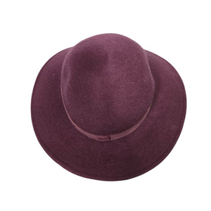 Vintage Geiger Wool Felt Fedora Hat Purple Plum Mauve Austria Elegant European XS Small