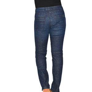 Emerson Fry Mick Jeans Blue Slim Moto Ankle Zip Low Rise Denim Straight Low Rise Dark Wash 2